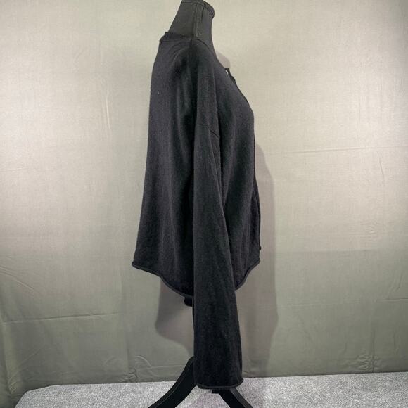 Sofie D’Hoore Sweater Women’s M 100% Cashmere Cardigan Quiet Luxury Soft Black - Picture 4 of 13